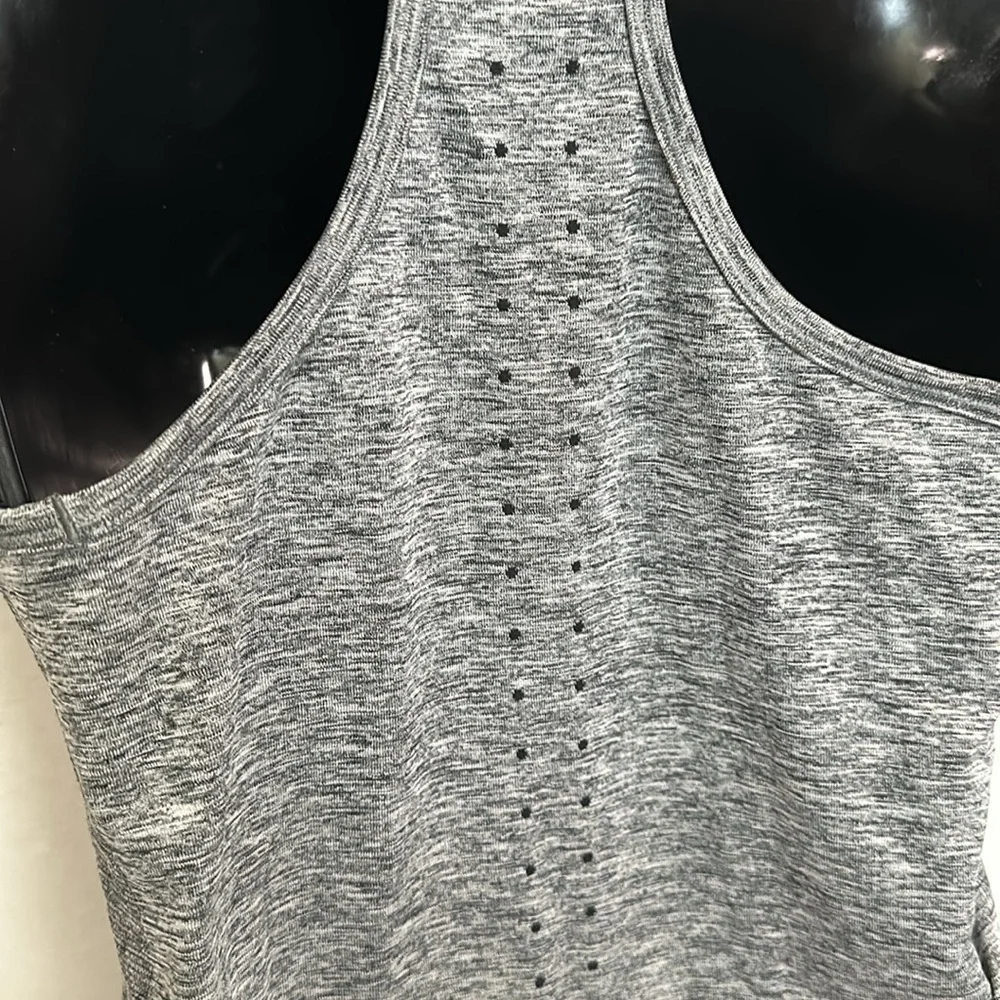 Nike racerback heather gray small